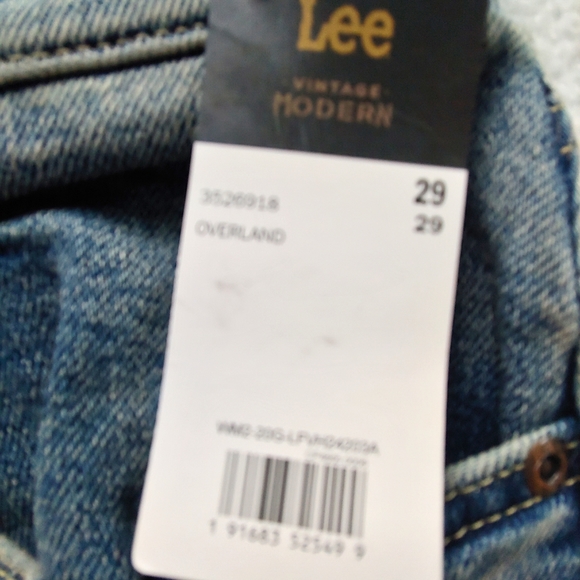 NWT Lee Vintage Modern High Rise Straight Leg Ankle Jeans - Size 29 (8) - Picture 11 of 16